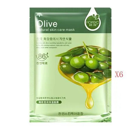 Aloe Vera Body Care Moisturizing Mask 30g white sheet face mask from Han Han Mask Series