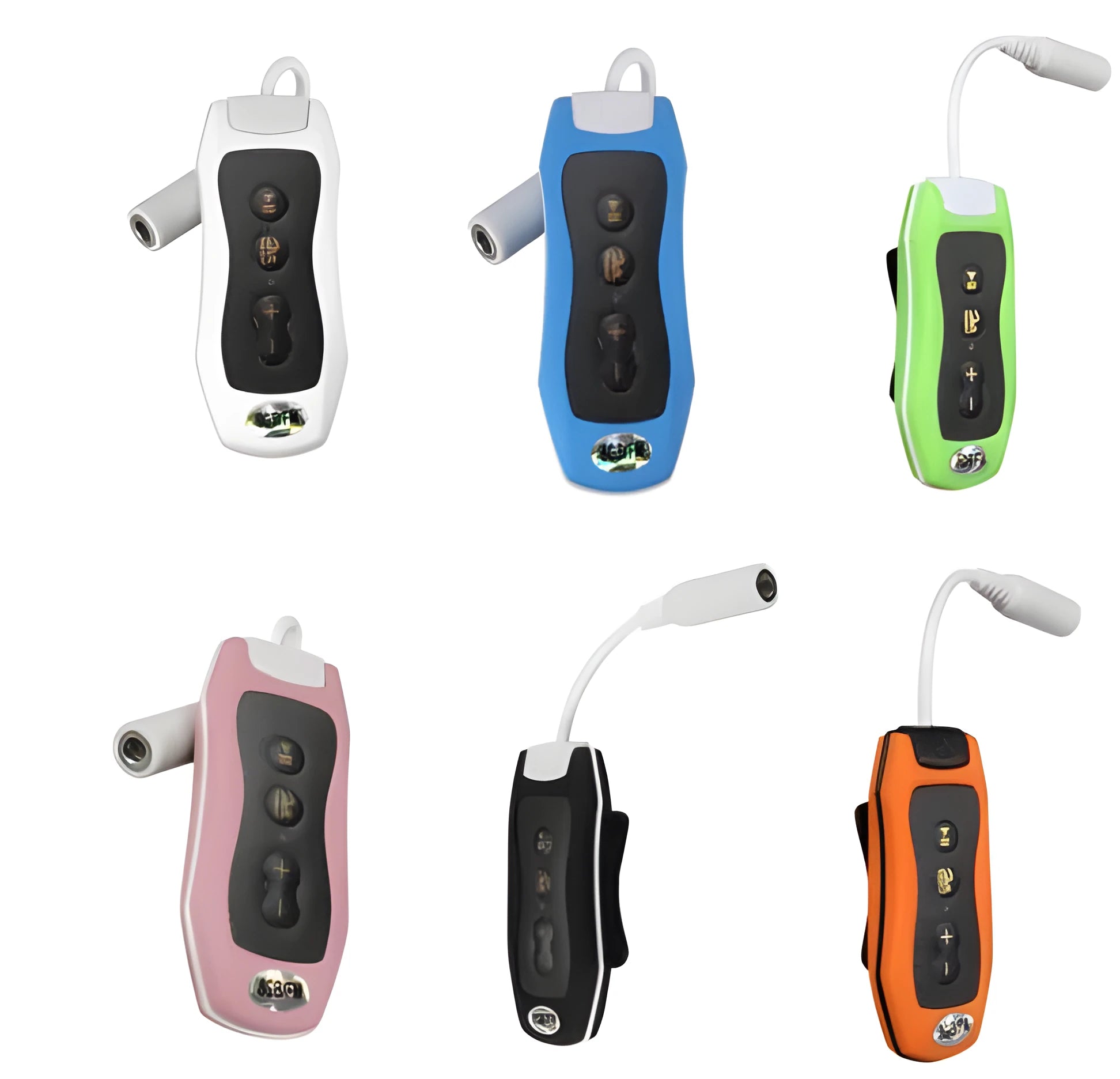 Compact waterproof Bluetooth MP3 headset in multiple colours for swimming and running