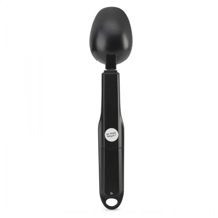 Smart digital measuring spoon with built-in electronic scale showing 0-30ml volume capacity