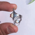 Retro wide hollow ring for women in silver zinc alloy electroplated finish on white background