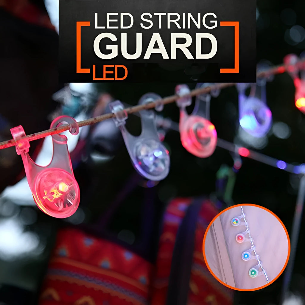 Portable LED camping hanging lamp with press switch, size 5.8x3.5x6cm, weight 25g, for tent rope hanging