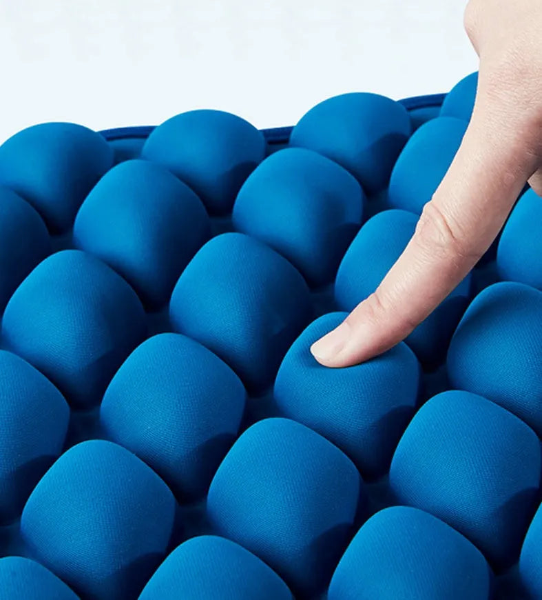 Polyester fibre pressure relief seat cushion 45x45cm in beige, black, blue, brown, grey for chair use