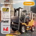 1:64 scale alloy remote control forklift truck with Bluetooth connectivity and obstacle accessories
