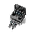 T33 wireless Bluetooth in-ear headset with four speakers, black colour, simple design