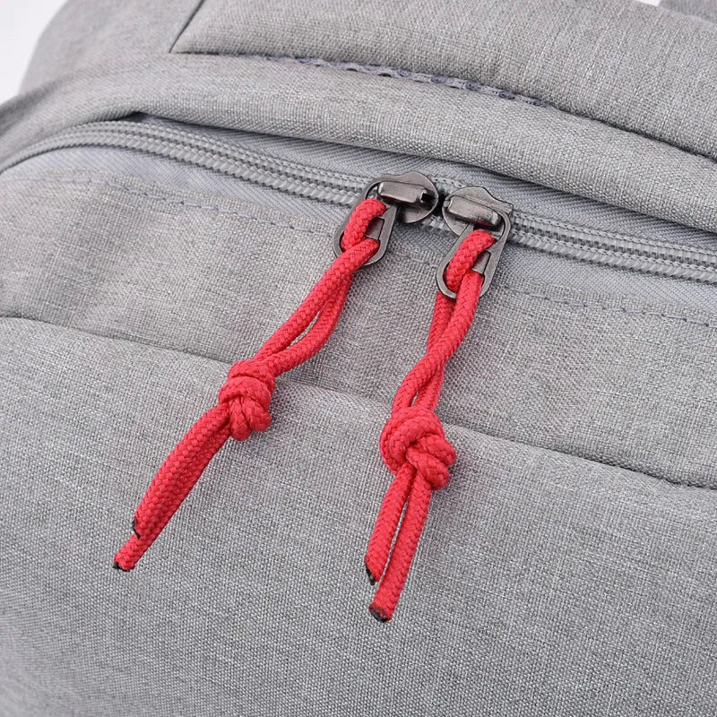 Polyester canvas backpack with waterproof coating, 15-inch laptop pocket, and double strap design in black colour