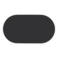Green silicone waterproof placemat for cat bowls on a wooden floor