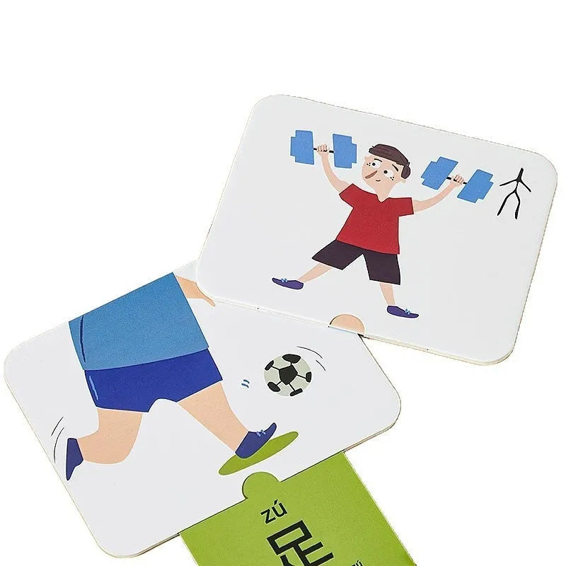 Lala Card literacy card set with card camera for children early education, paper material, visual development