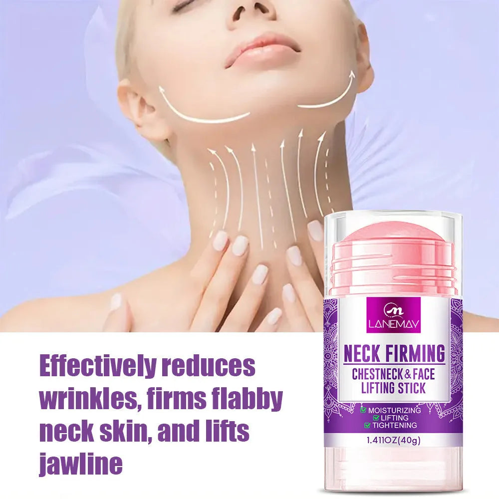 40g jar of neck firming cream for anti-wrinkle moisturising and firming treatment
