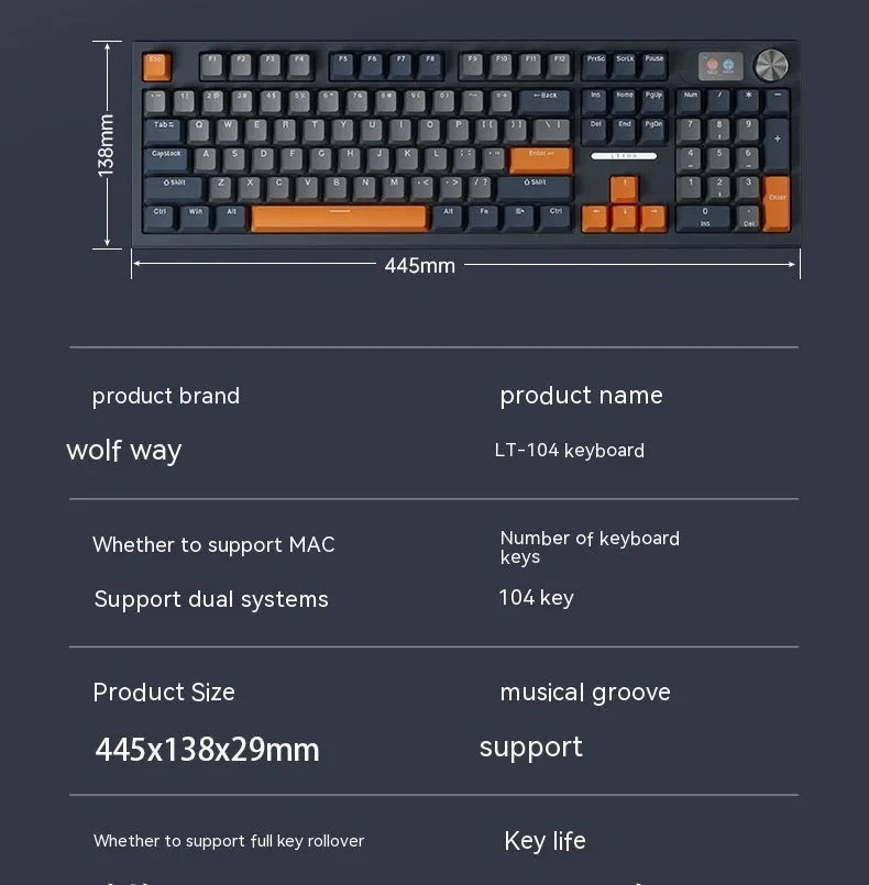 Wireless mechanical keyboard with RGB backlighting showing Sea and Air Shaft Pro colourway on desk