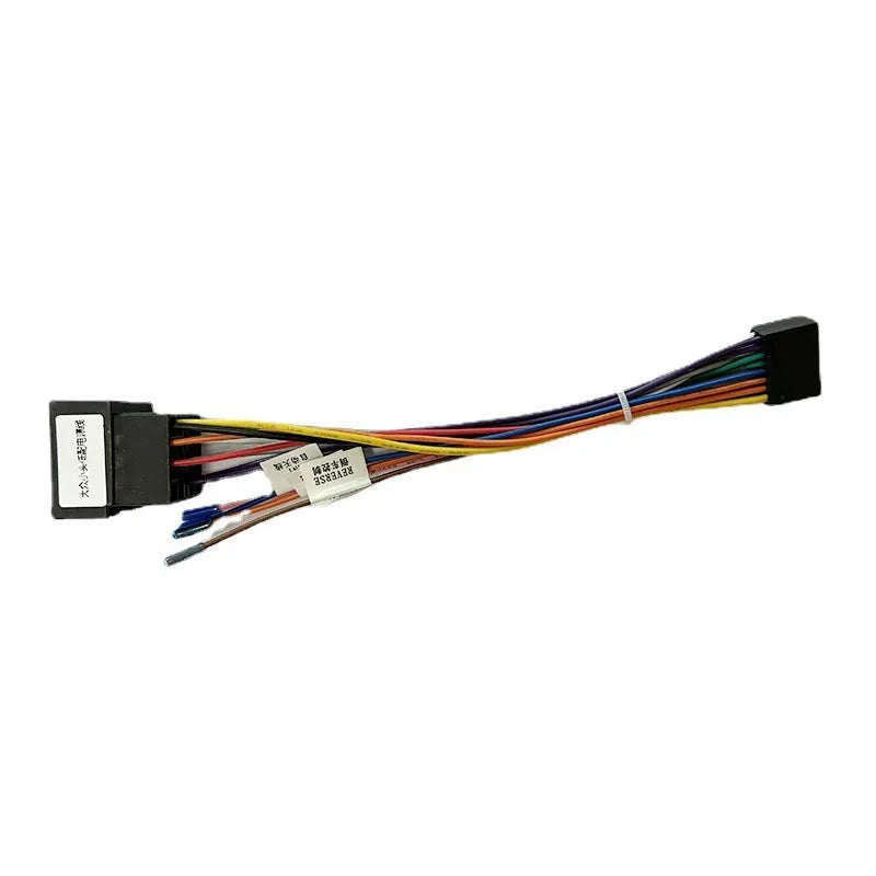 Volkswagen small head low power cord wiring harness cable with 16-pin connector and PVC insulation