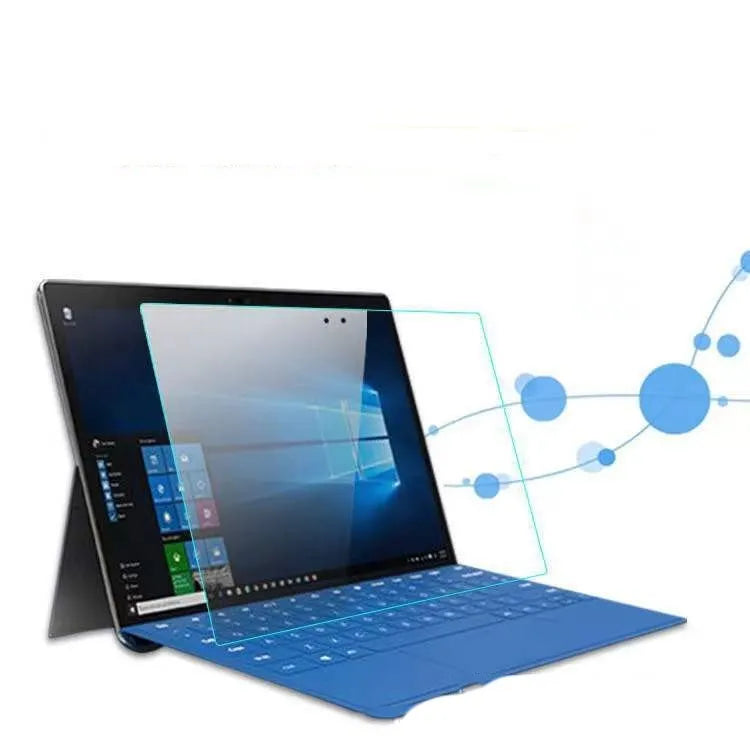 Tempered glass screen protector for Microsoft Surface models with HD straight edge cut