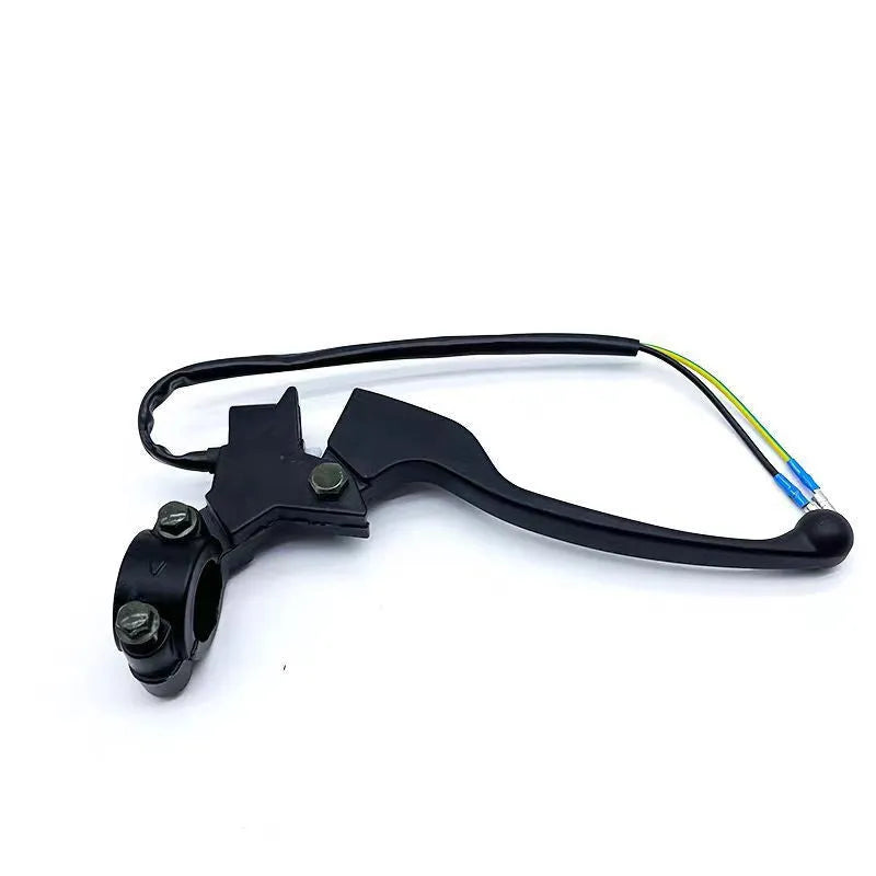 Aluminium alloy industrial brake handle assembly with power off switch line and 22mm thick grip