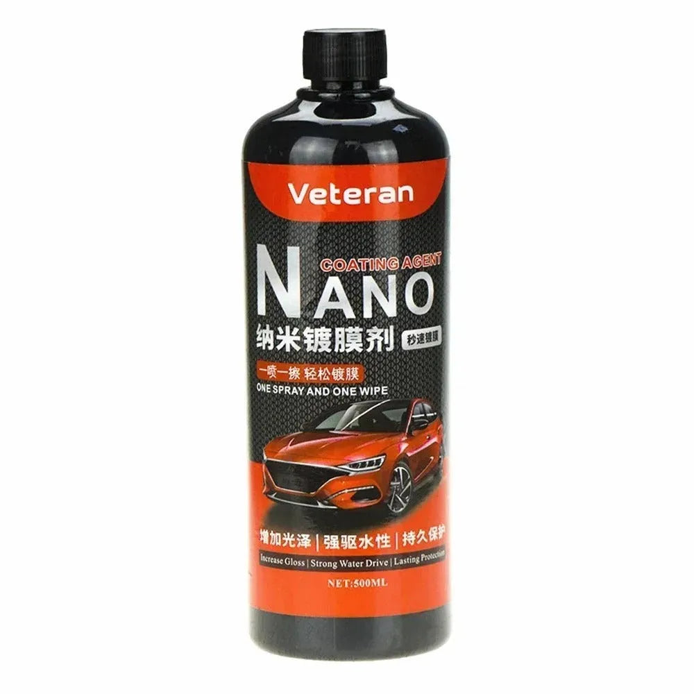 Automotive coating agent liquid in hand spray bottle for car paint protection