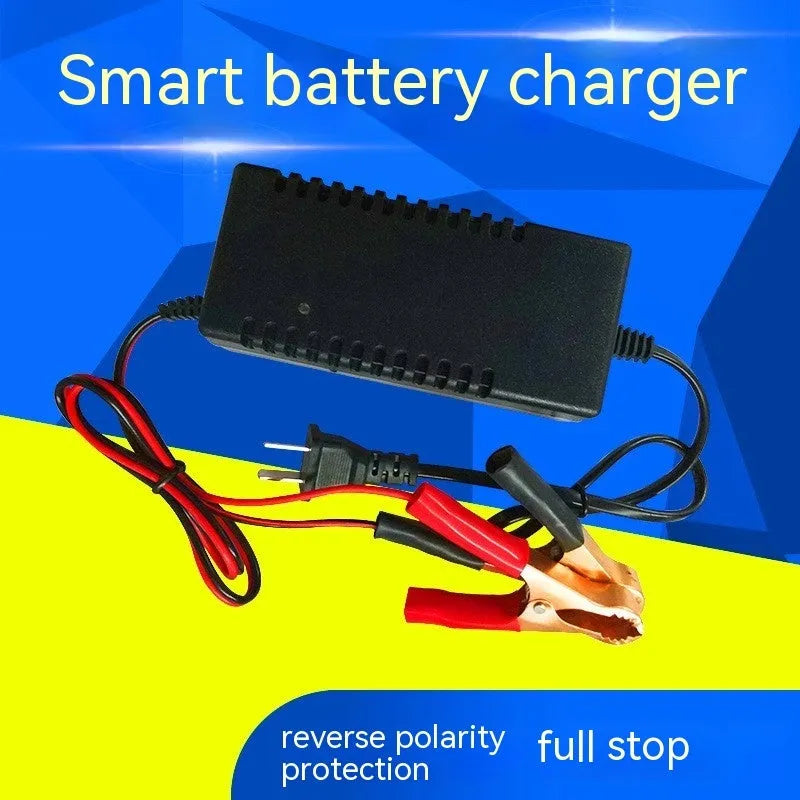12V3A lead acid battery charger for motorcycle car and EV battery charging