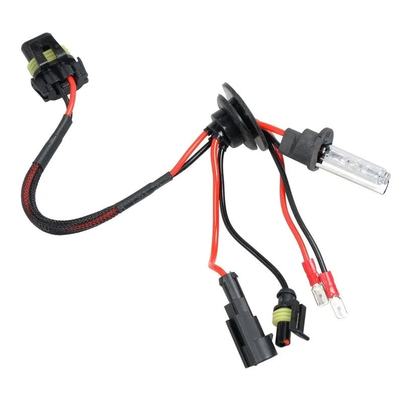 Automotive xenon replacement bulb for H1 H3 H7 H8 H9 H11 9005 9006 9012 headlights, 35W 12V.