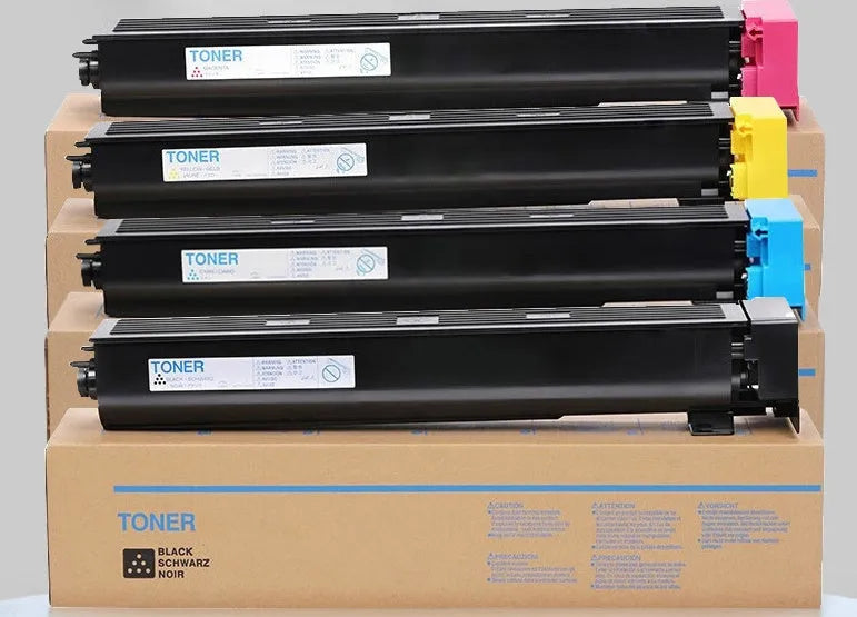 MND Powder Box toner cartridge set for Kyocera Taskalfa printers with black and colour cartridges