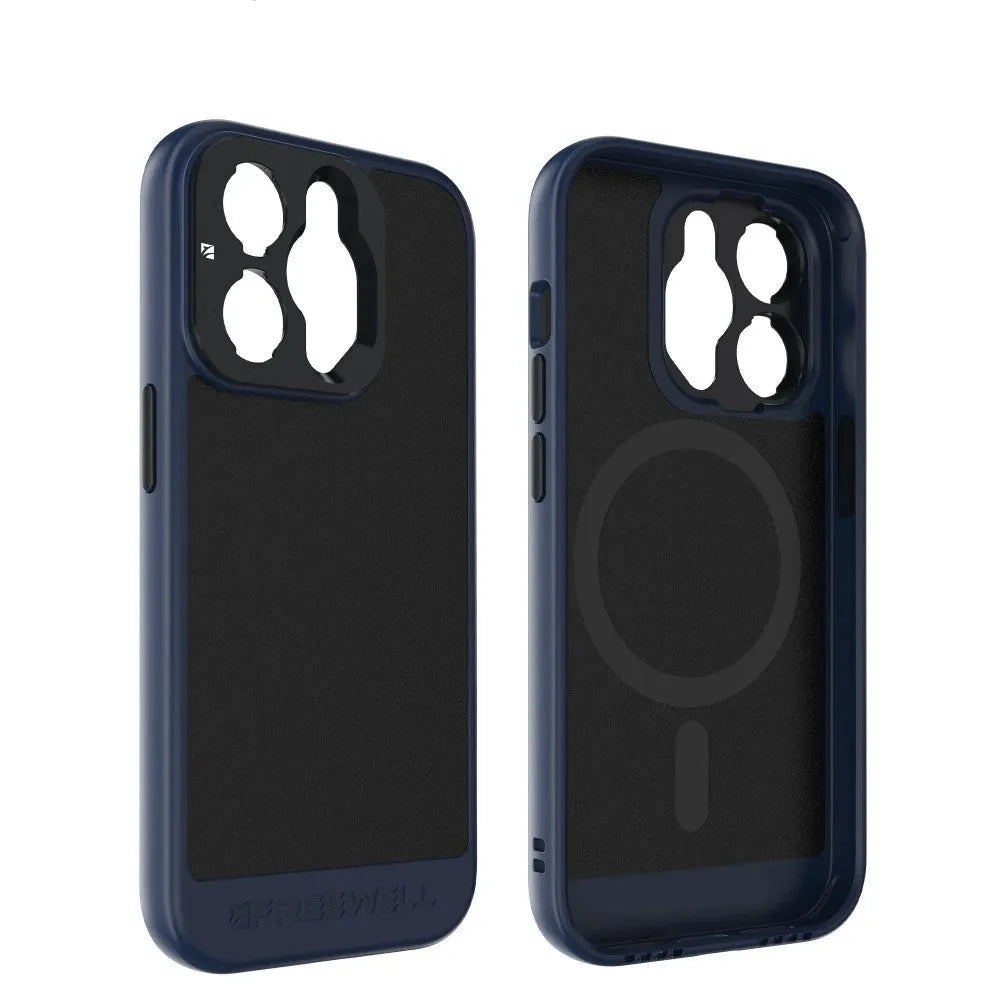 Black slim protective phone case for iPhone 13 Pro, 14 Pro, and 15 Pro Max models.