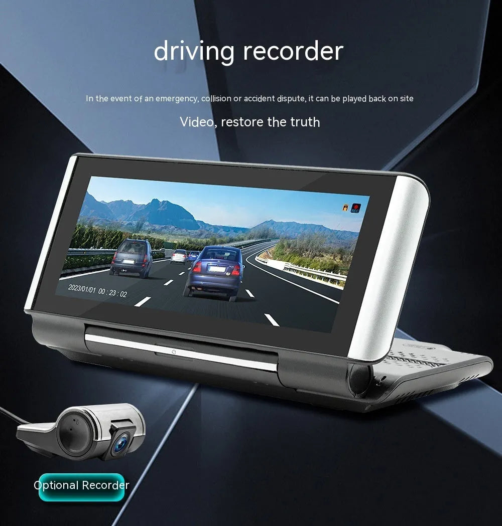 6.86 inch dashboard MP5 player with wireless CarPlay and rearview camera support