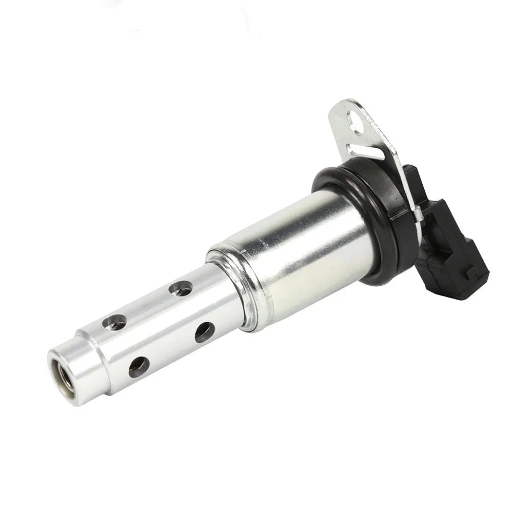 Metal BMW camshaft VVT solenoid valve for 1, 3, and 5 Series engines.