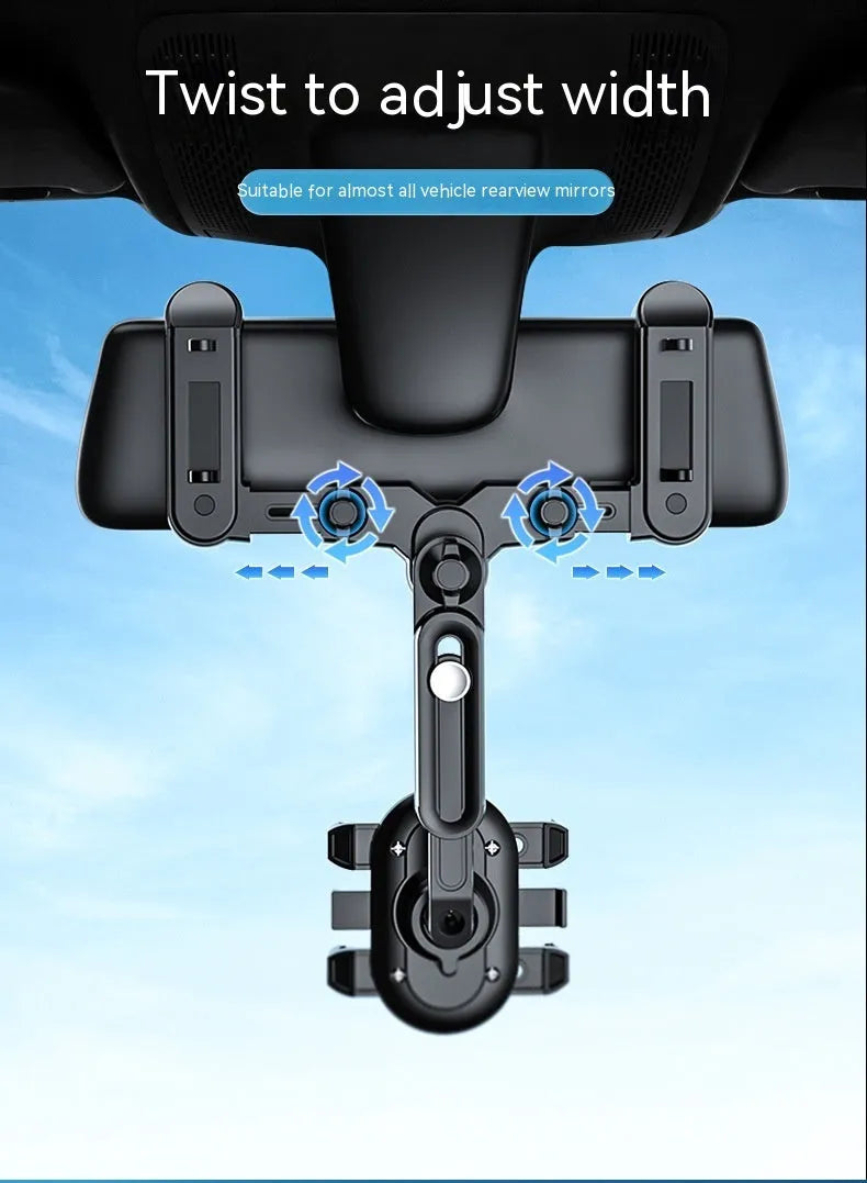 ABS plastic universal rear view mirror mounting bracket for cars