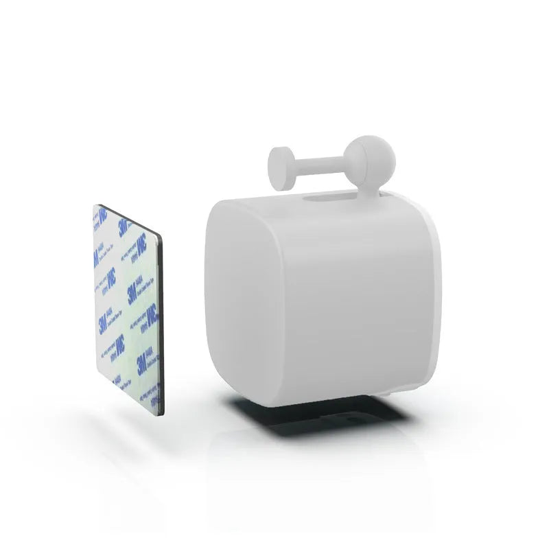 Graffiti smart home Bluetooth finger robot attached to a wall switch, white model