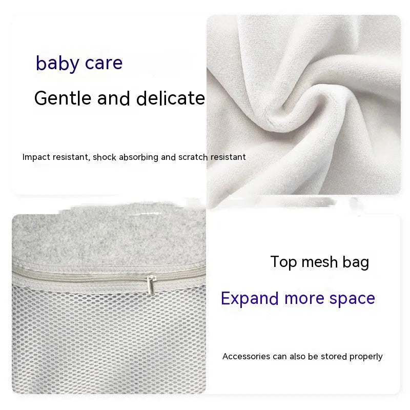 Portable felt hard case storage bag for Meta Quest3 headset and controllers in dark grey with zipper