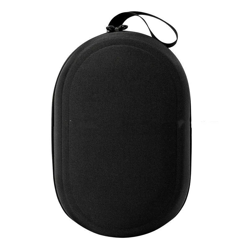Portable felt hard case storage bag for Meta Quest3 headset and controllers in dark grey with zipper