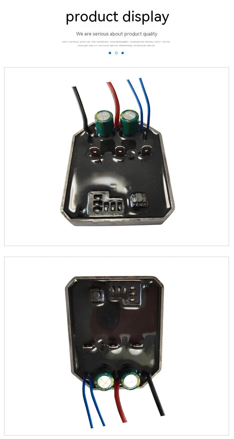 Brushless lithium-ion angle grinder control panel 21V 62mm 52mm 9.5mm 1200W PCB board