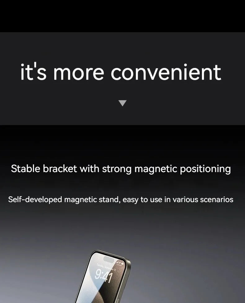 Creative Phone Case Pivot Protective Cover Advanced Magnetic Transparent Silicone Drop-resistant for Apple iPhone