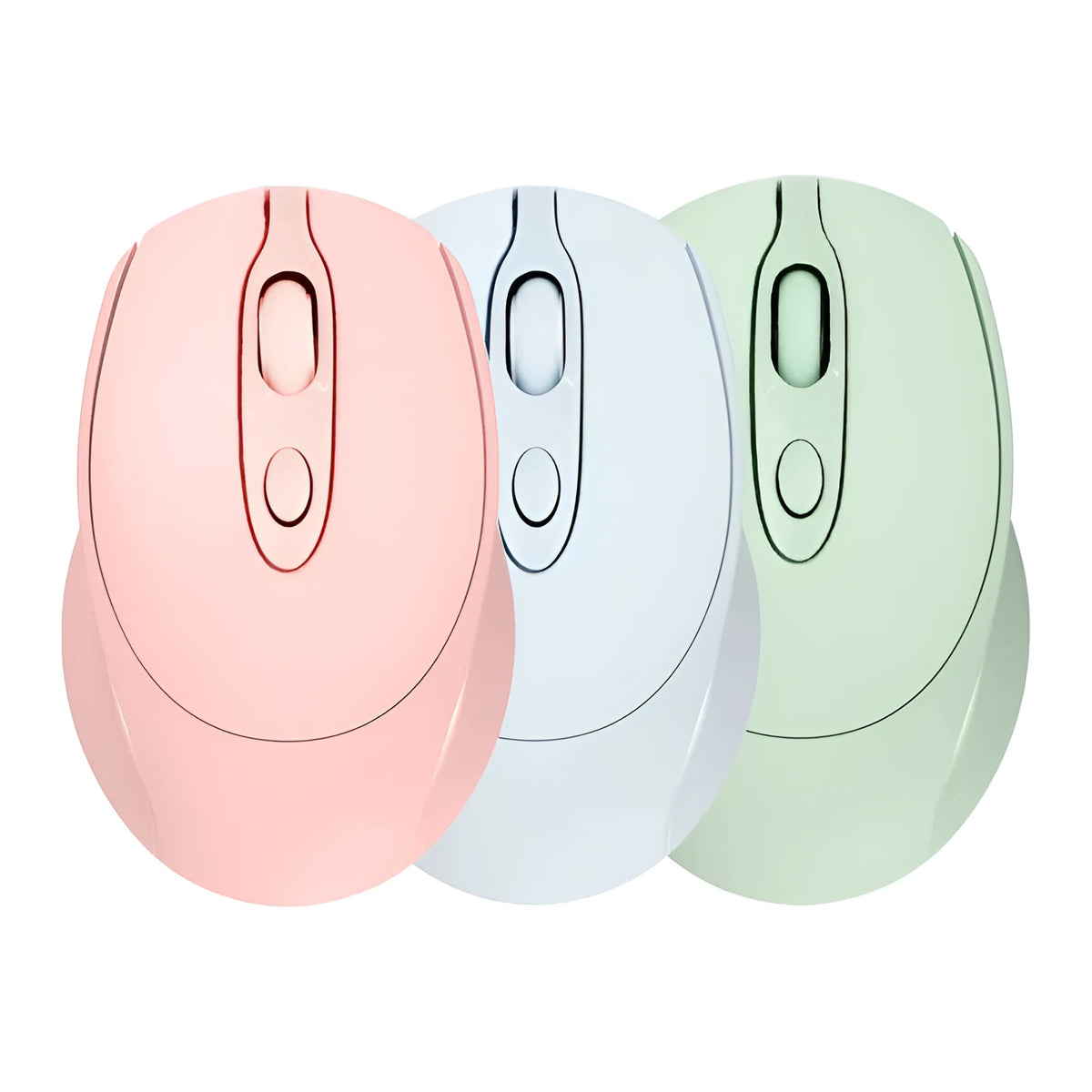 Wireless Bluetooth mute rechargeable optical mouse with 1600dpi, in black, for laptop