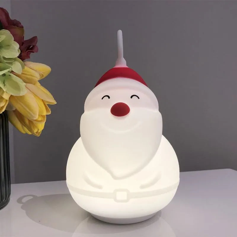LED silicone bedside lamp with clapper and touch control, Bluetooth speaker, wireless charging, remote control, 124.2mm by 159.8mm