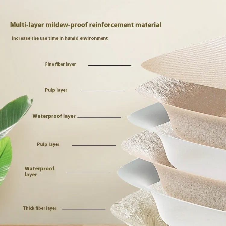 Brown disposable waterproof cat litter box with three size options displayed.
