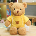 Plush teddy bear stuffed toy in beige with soft fabric and PP cotton filling, available in multiple sizes