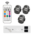 Motorcycle LED warning light with wireless remote control, ABS housing, universal fit for most bikes