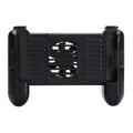 Black Bluetooth mobile game controller with cooling fan for Apple iPhone