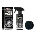 Hybrid Wax tyre gloss spray 120ml bottle with sponge applicator for car detailing