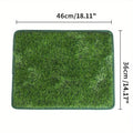 Washable artificial grass dog toilet training mat shown in small, medium, and large size options.