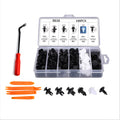 Car buckle clip boxed set with 100 single pack plus 5-piece set and airplane box, outer box 20.2cm x 10.5cm x 3.5cm