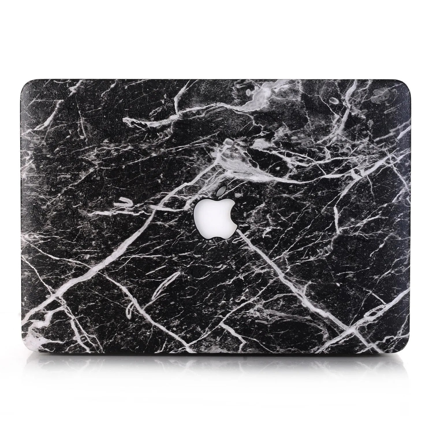 MacBook flash powder protective case in PC plastic with imitation leather and leather accents, shown in Rose Gold colour for Air13 model