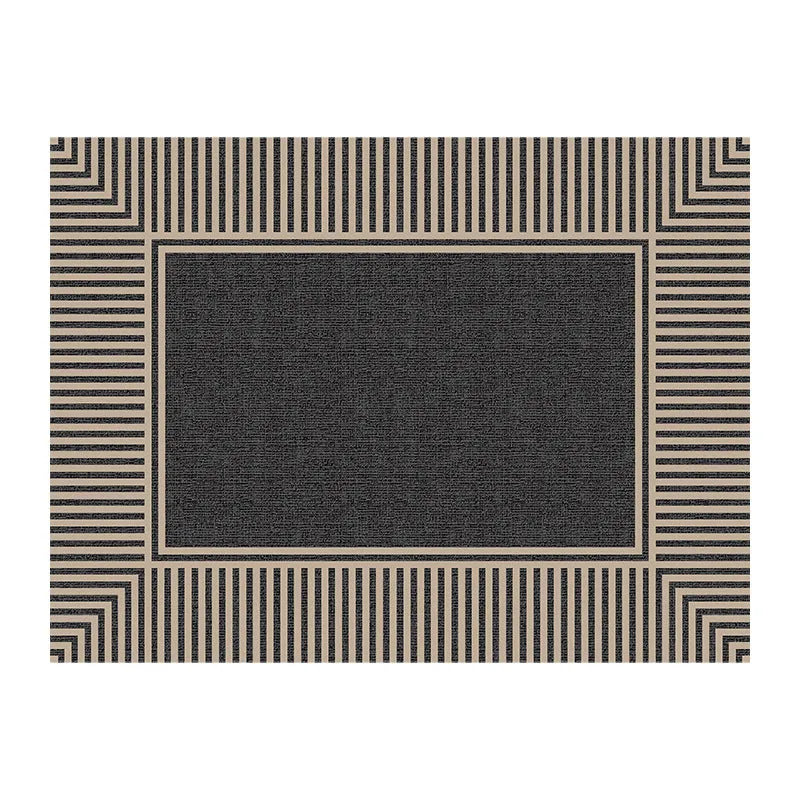 Polyester non-slip entrance door mat with geometric pattern, stain resistant, available in multiple sizes and colours.