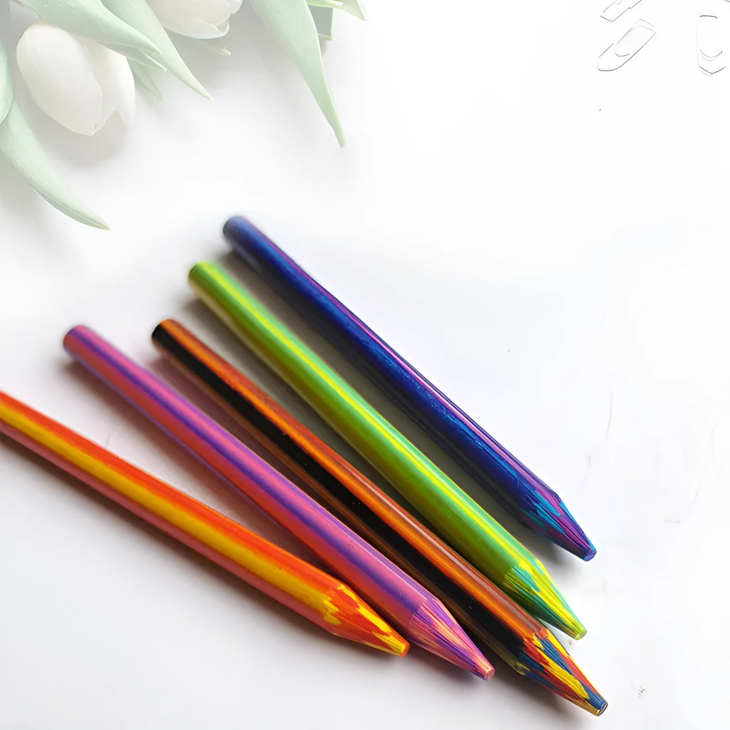 5.6mm magic rainbow multicolour pencil lead for hand painting, 90mm length