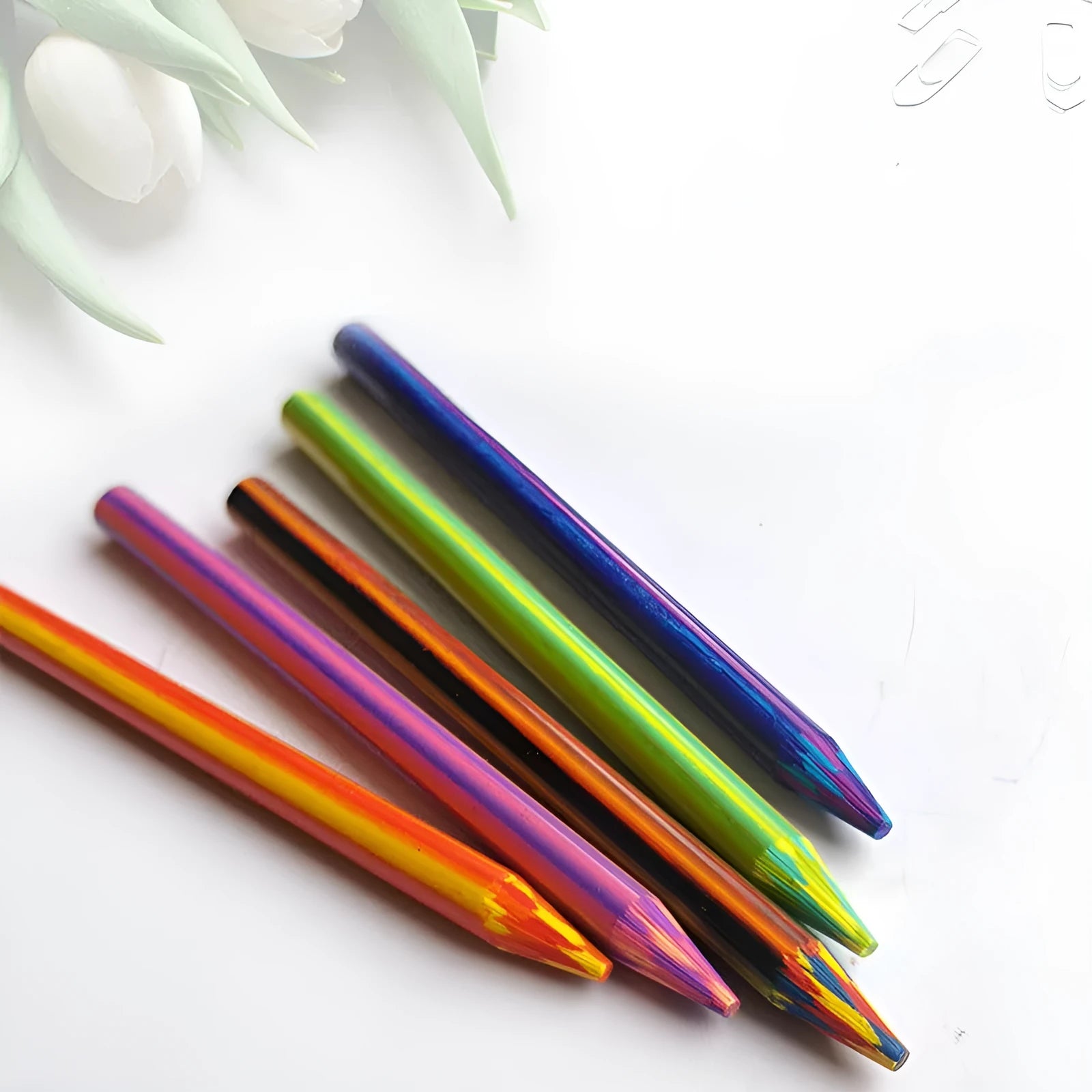 5.6mm magic rainbow multicolour pencil lead for hand painting, 90mm length