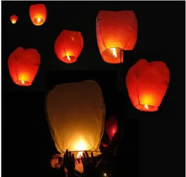 Kongming lantern with flame retardant paper covering and bamboo frame, oval hole light design, size 84x46x32cm
