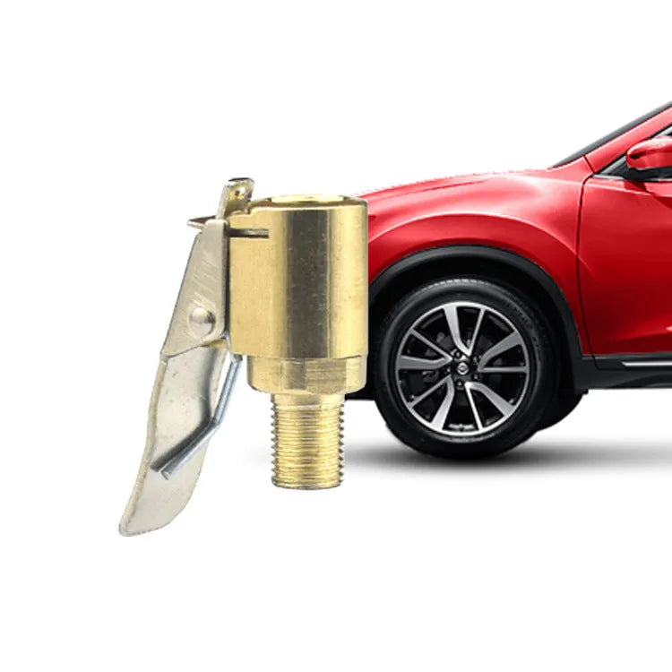 Copper tyre inflation clamp for 8V1 valves with 8mm diameter for standard sedans