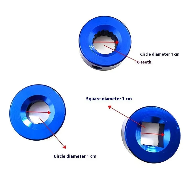 Pair of alloy car door handles in four colours black blue red silver for modification