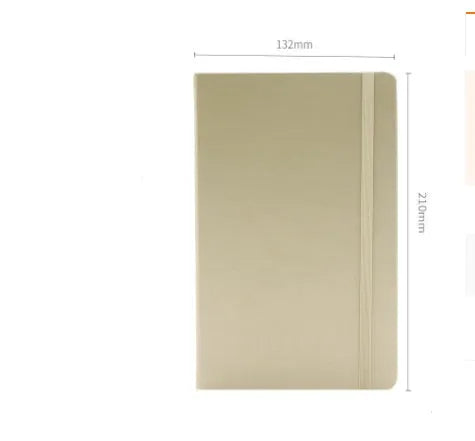 A5 tactile PU hardcover notebook with 96 sheets of 100gsm white paper, available in ten colours including black and red
