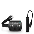 Black USB to HDMI smartphone screen mirroring dongle for 1080p TV output