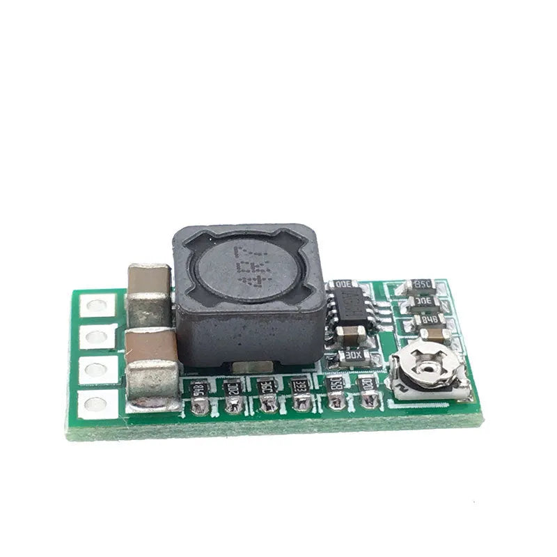 Green mini PCB DC-DC step-down power module converting 12-24V to 5V 3A