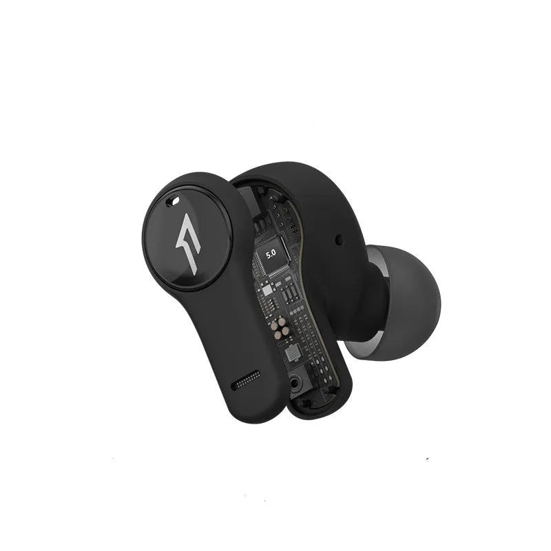 Pearl white and magic night black true wireless Bluetooth sports headphones with in-ear design