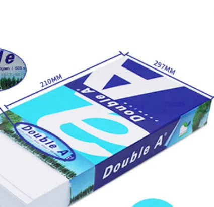 Pack of A4 copy paper 70g white 500 sheets with blue and pink colour options